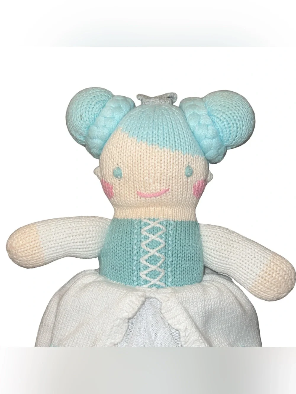 Zubels Charlotte the Ice Princess Stuffed Knit Doll Baby Plush